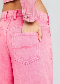 Retrofete Margot Cuffed Boyfriend Jean Malibu Pink Best