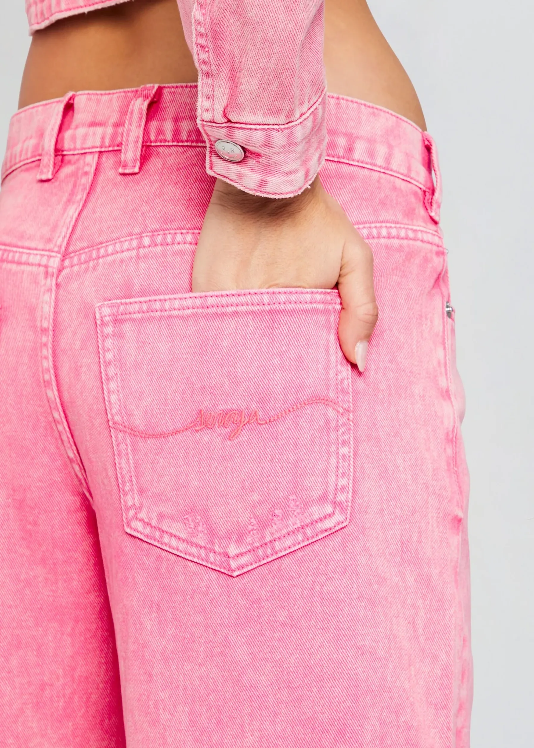Retrofete Margot Cuffed Boyfriend Jean Malibu Pink Cheap