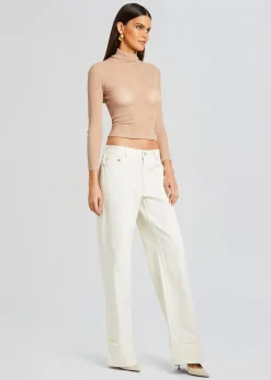 Retrofete Margot Cuffed Boyfriend Jean Off White Flash Sale
