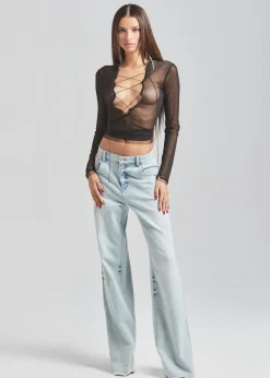 Retrofete Margot Terry Boyfriend Jean Skylight Cheap