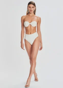 Retrofete Maria Bikini Top Cream Best Sale