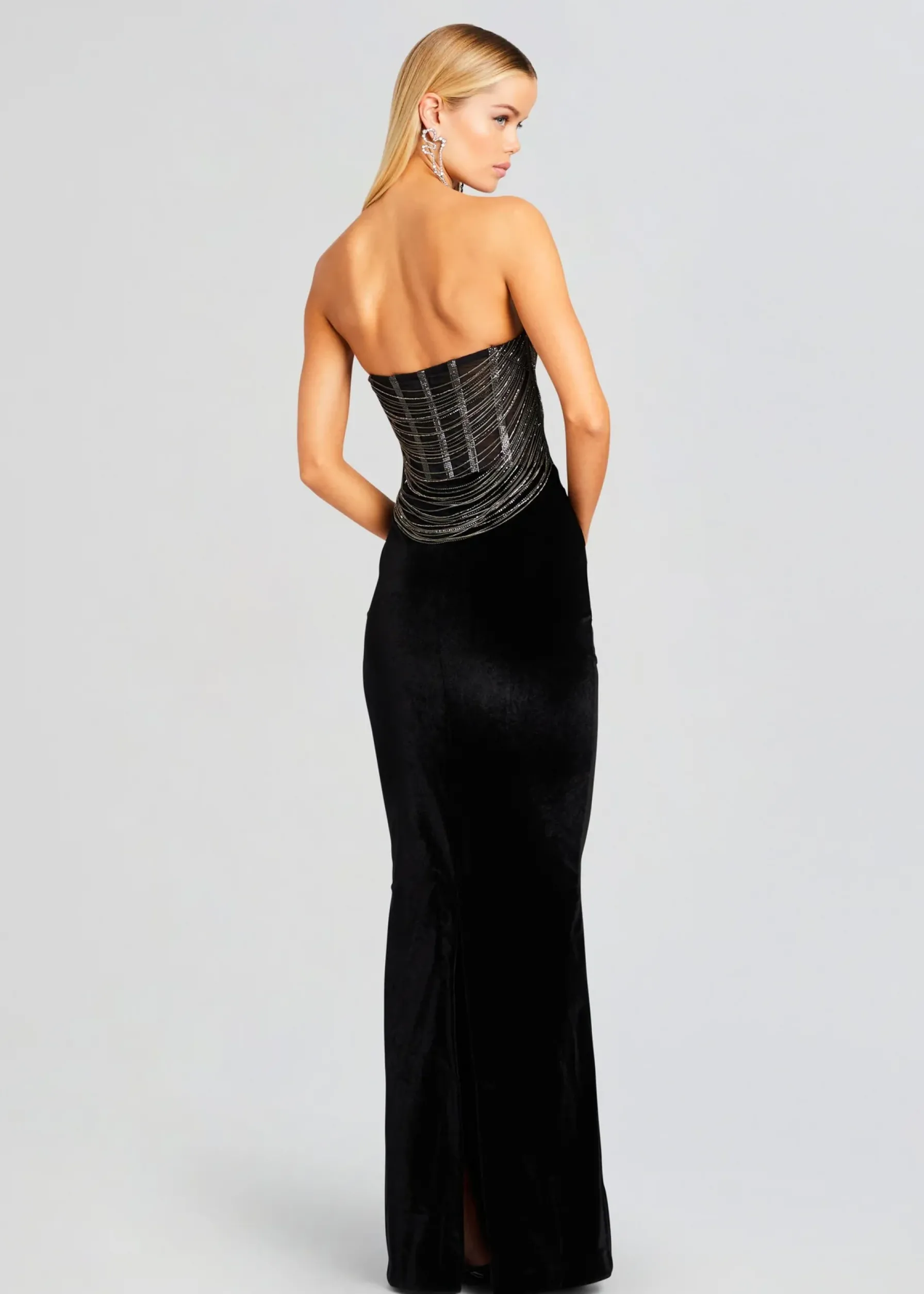 Retrofete Mariah Embellished Dress Black/Silver Shop
