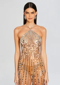 Retrofete Maris Embellished Dress Tannin Cheap