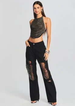 Retrofete Marlowe Jean Raven Black Online