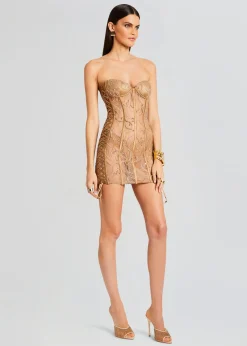 Retrofete Matilda Embellished Lace Dress Tannin Online