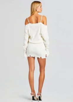 Retrofete Maude Sweater Dress Winter White Sale