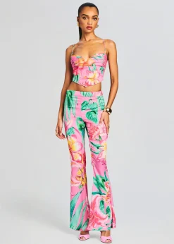 Retrofete Megan Pant Pink Floral Store