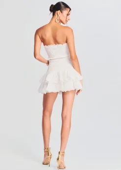 Retrofete Megan Short Dress White Fruition Best Sale