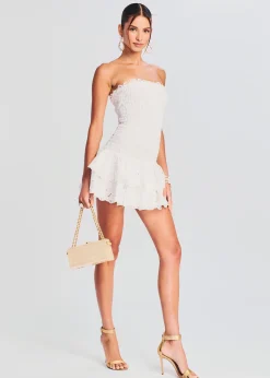 Retrofete Megan Short Dress White Fruition Best Sale