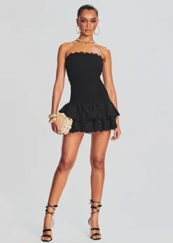 Retrofete Megan Short Dress Black Fruition Fashion