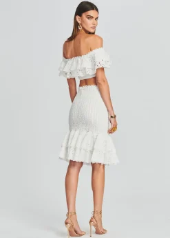 Retrofete Megan Short Dress White Fashion