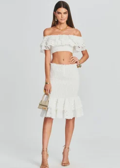 Retrofete Megan Short Dress White Cheap