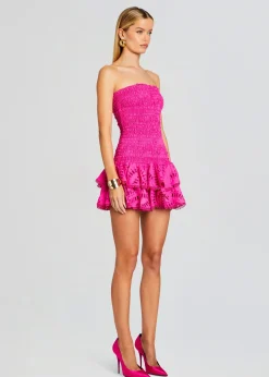 Retrofete Megan Short Dress Hot Pink Outlet