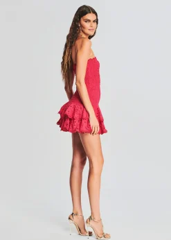 Retrofete Megan Short Dress Fuchsia Fruition Best Sale
