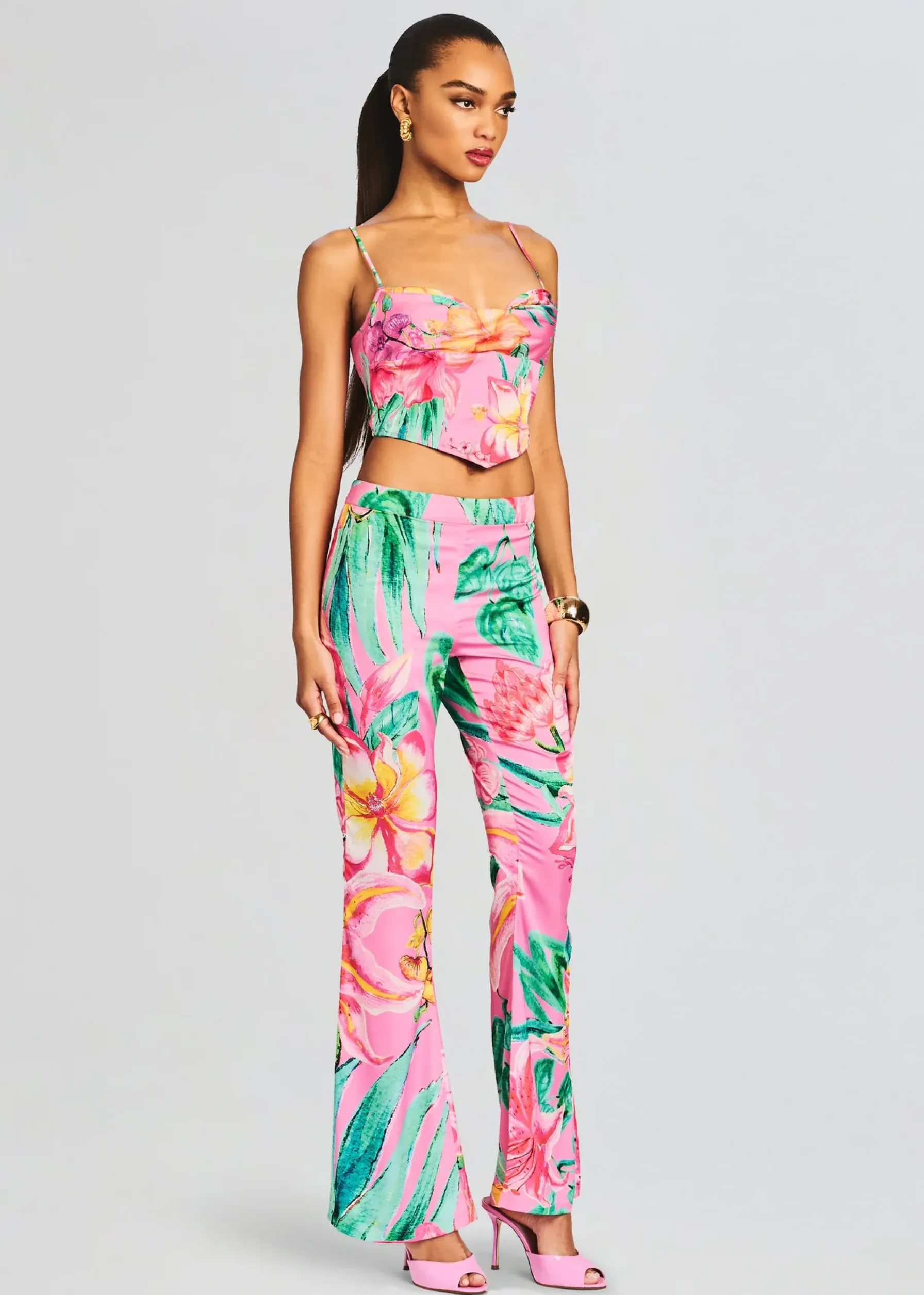 Retrofete Megan Top Pink Floral Shop