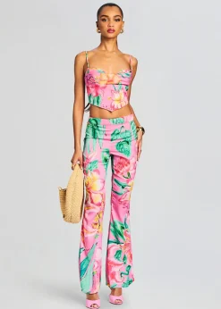 Retrofete Megan Top Pink Floral Shop