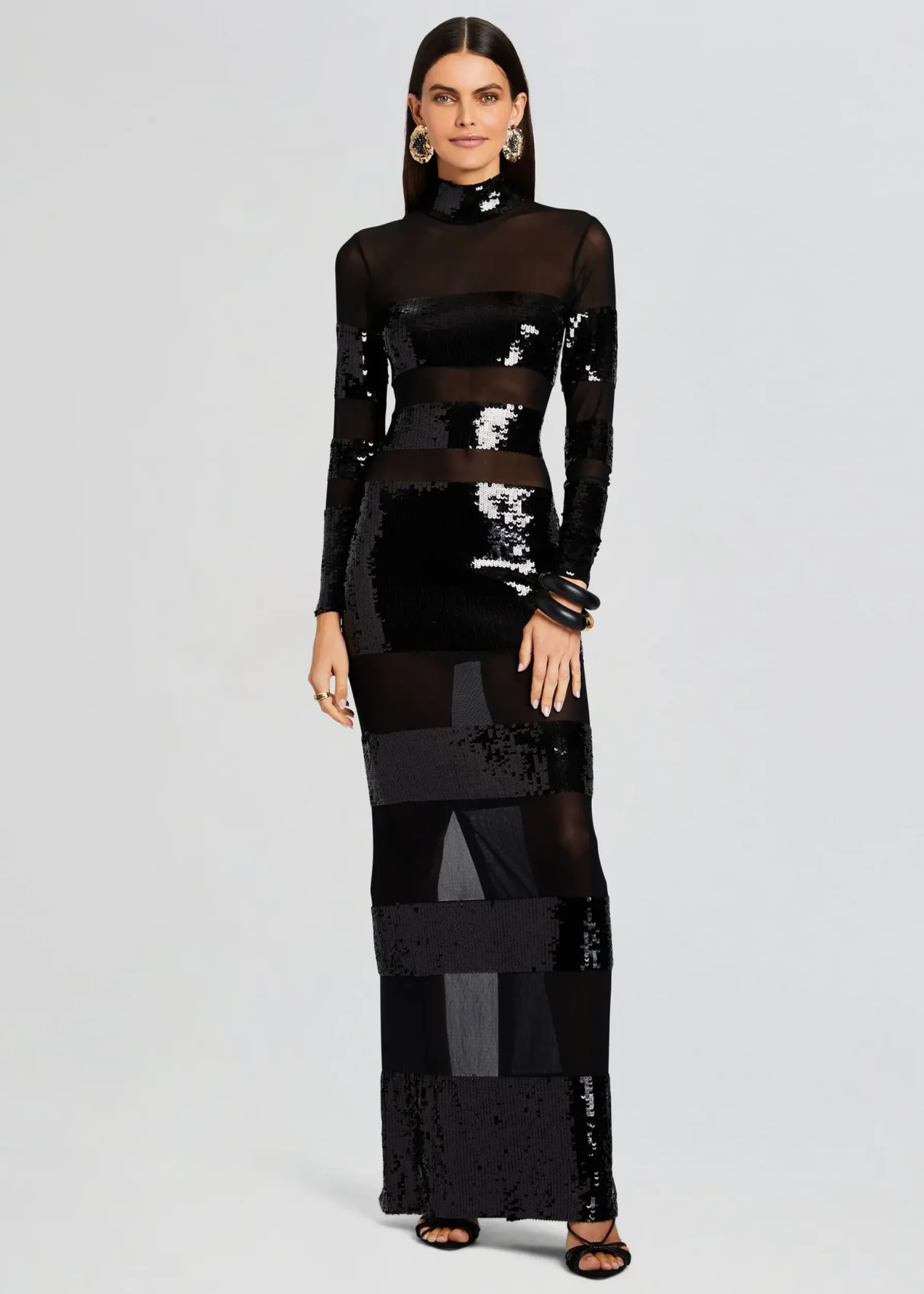 Retrofete Melina Sequin Dress Black Shop
