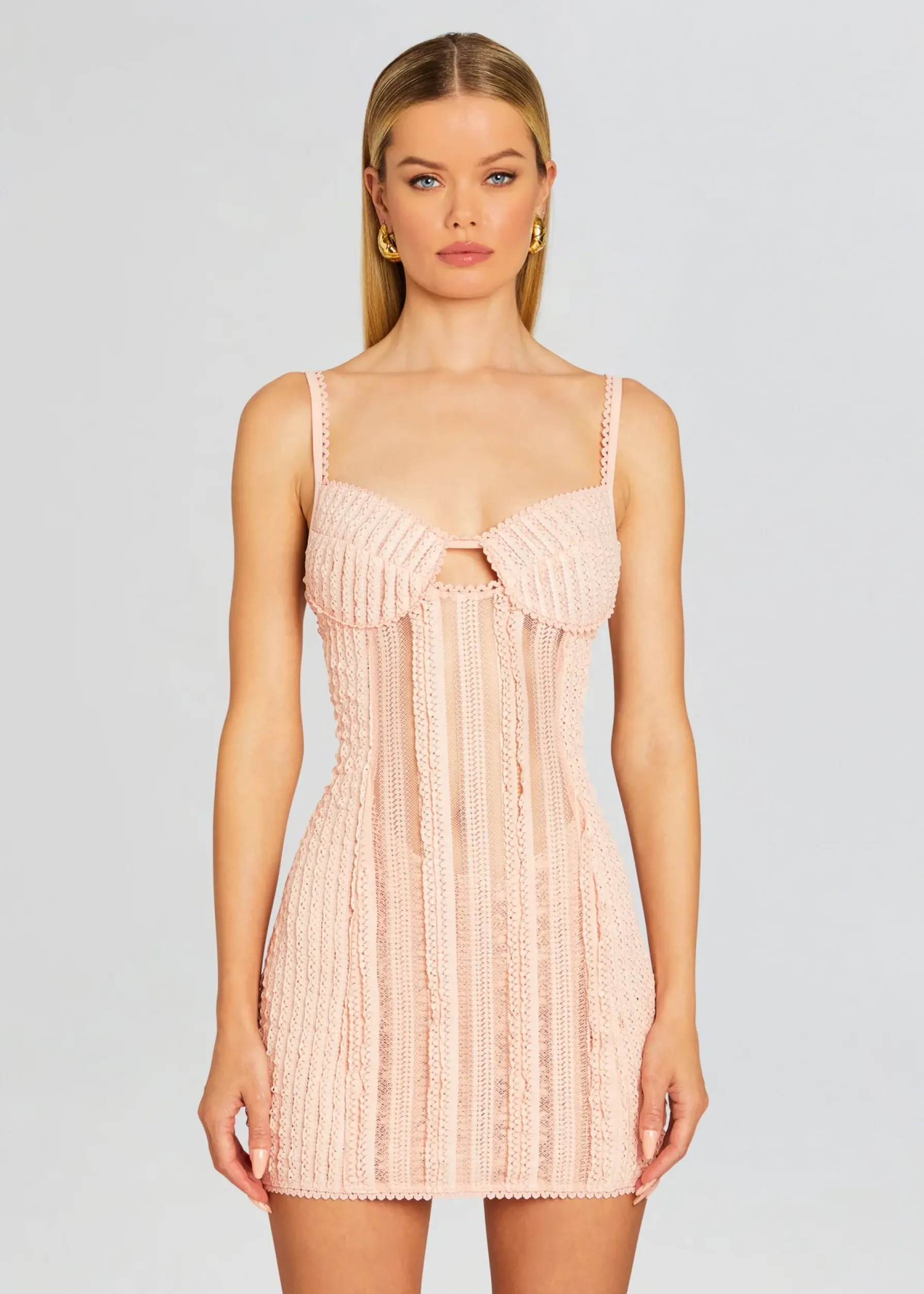 Retrofete Mercey Short Dress Dusty Pink Shop