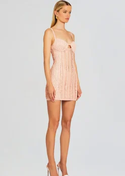 Retrofete Mercey Short Dress Dusty Pink Shop