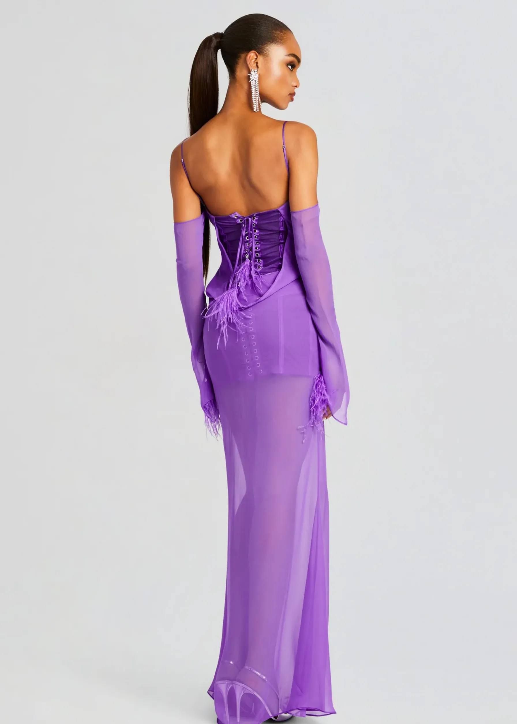Retrofete Meredith Dress Amethyst Clearance