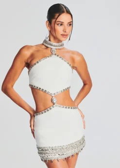 Retrofete Mervay Dress White Cheap
