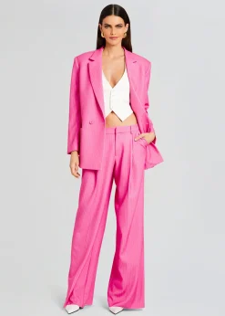 Retrofete Messi Pant Pink/White Stripe Discount