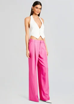 Retrofete Messi Pant Pink/White Stripe Discount