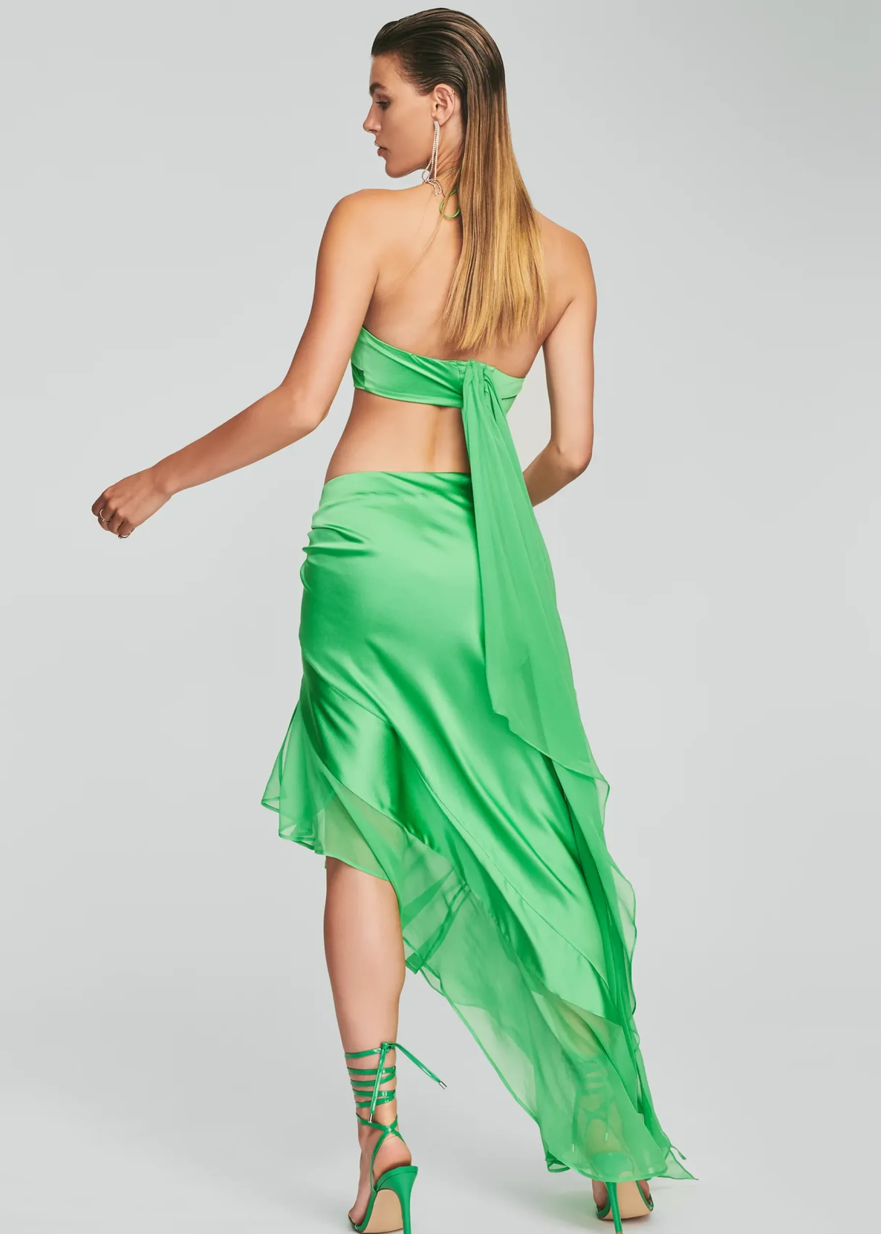 Retrofete Mesta Silk Top Green Best Sale