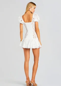 Retrofete Mexik Short Dress White Samoa Hot