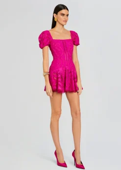 Retrofete Mexik Short Dress Hot Pink Cheap
