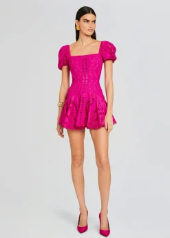 Retrofete Mexik Short Dress Hot Pink Cheap
