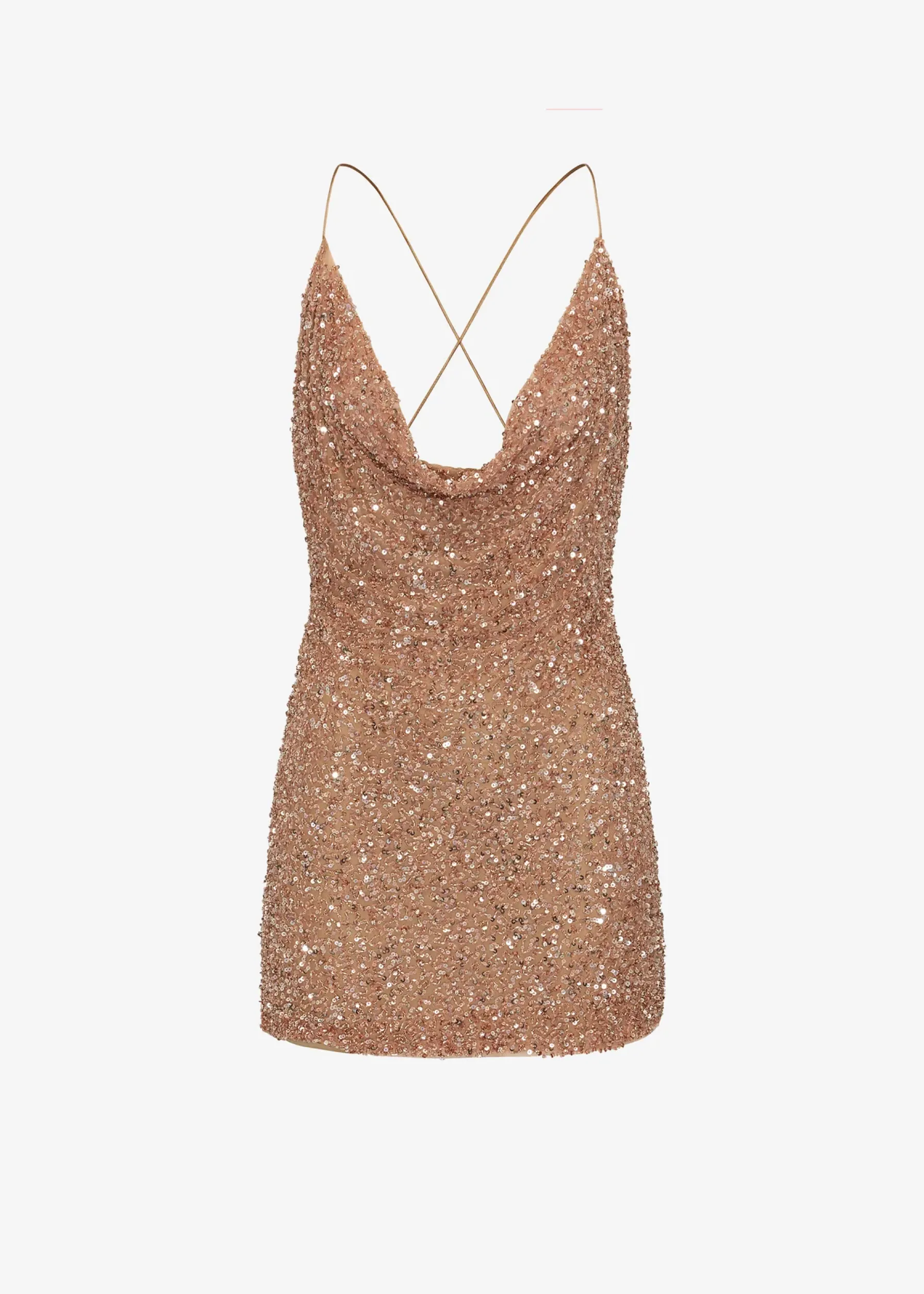 Retrofete Mich Sequin Dress Bronze Cheap