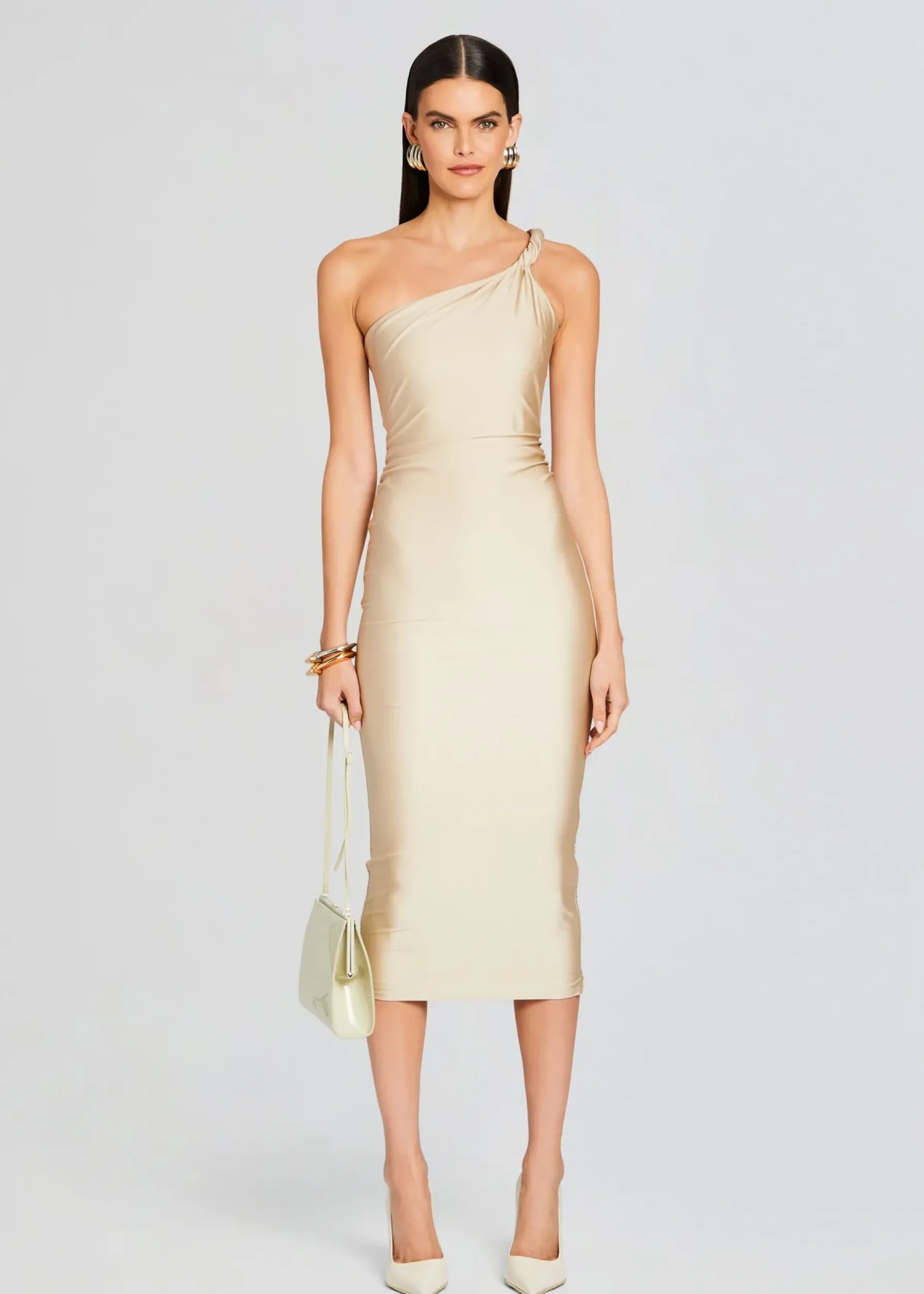 Retrofete Mildred Dress Gold New