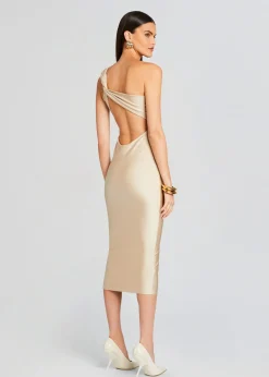 Retrofete Mildred Dress Gold Shop