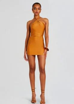 Retrofete Millane Dress Tobacco Flash Sale