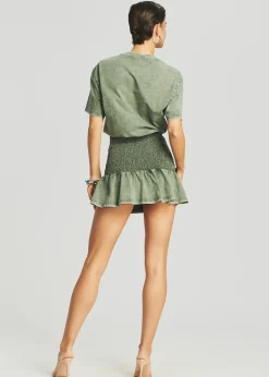 Retrofete Miranda T-Shirt Dress Vintage Green Outlet