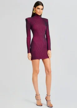 Retrofete Moda Dress Eggplant Best Sale