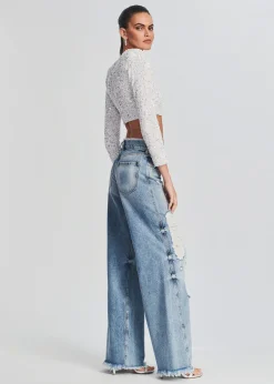 Retrofete Mountain Wide Leg Jean Sorrento New