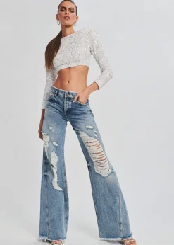 Retrofete Mountain Wide Leg Jean Sorrento Online