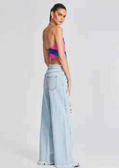 Retrofete Mountain Wide Leg Jean Skylight Clearance