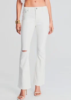 Retrofete Murphy Mid Rise Jean White New