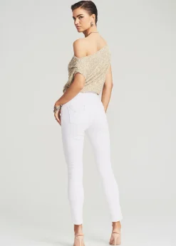 Retrofete Myles Sequin Top Sage Clearance