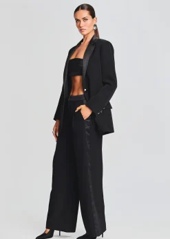 Retrofete Natal Blazer Black w/ Satin New