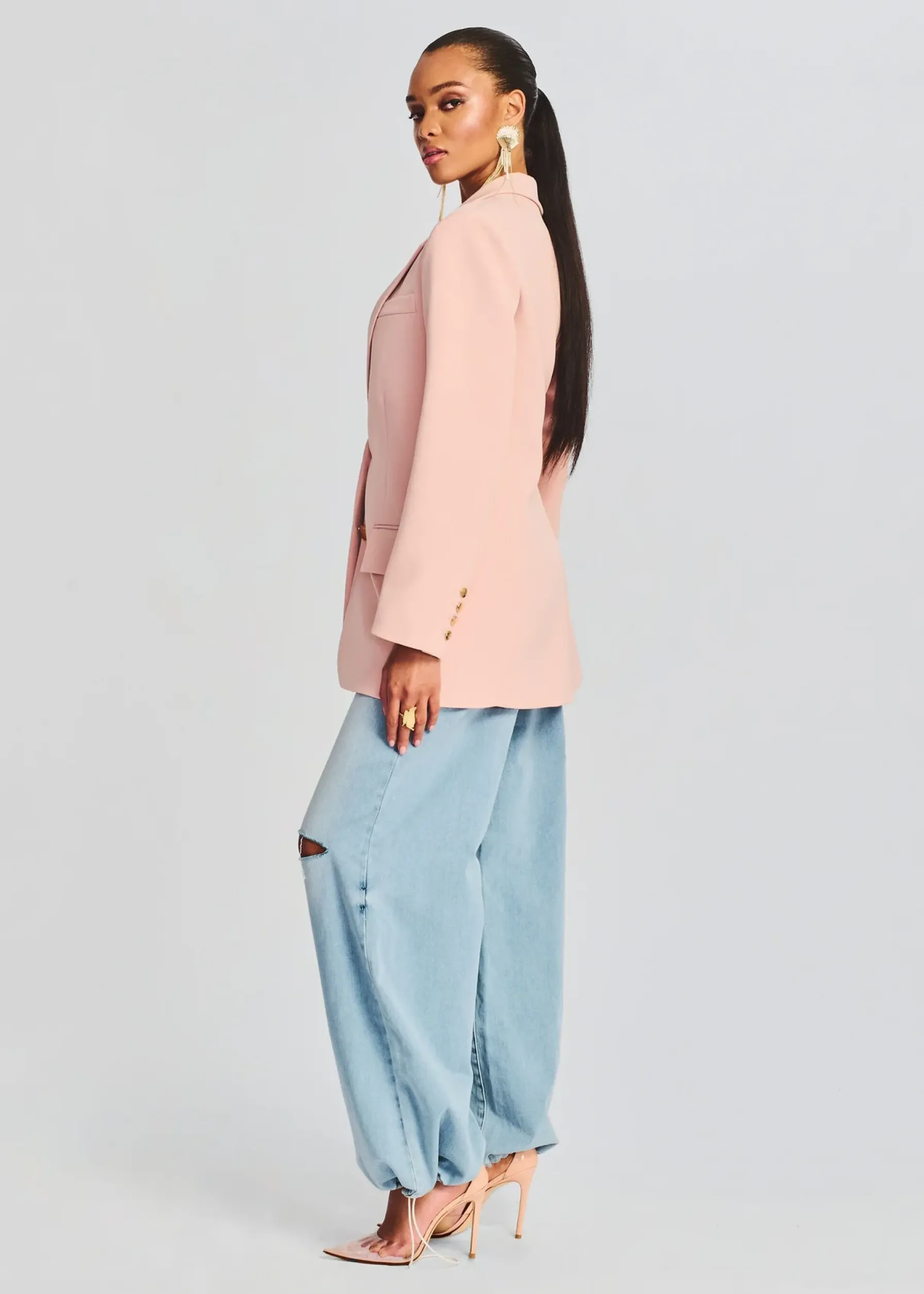 Retrofete Natal Blazer Dusty Peach Sale