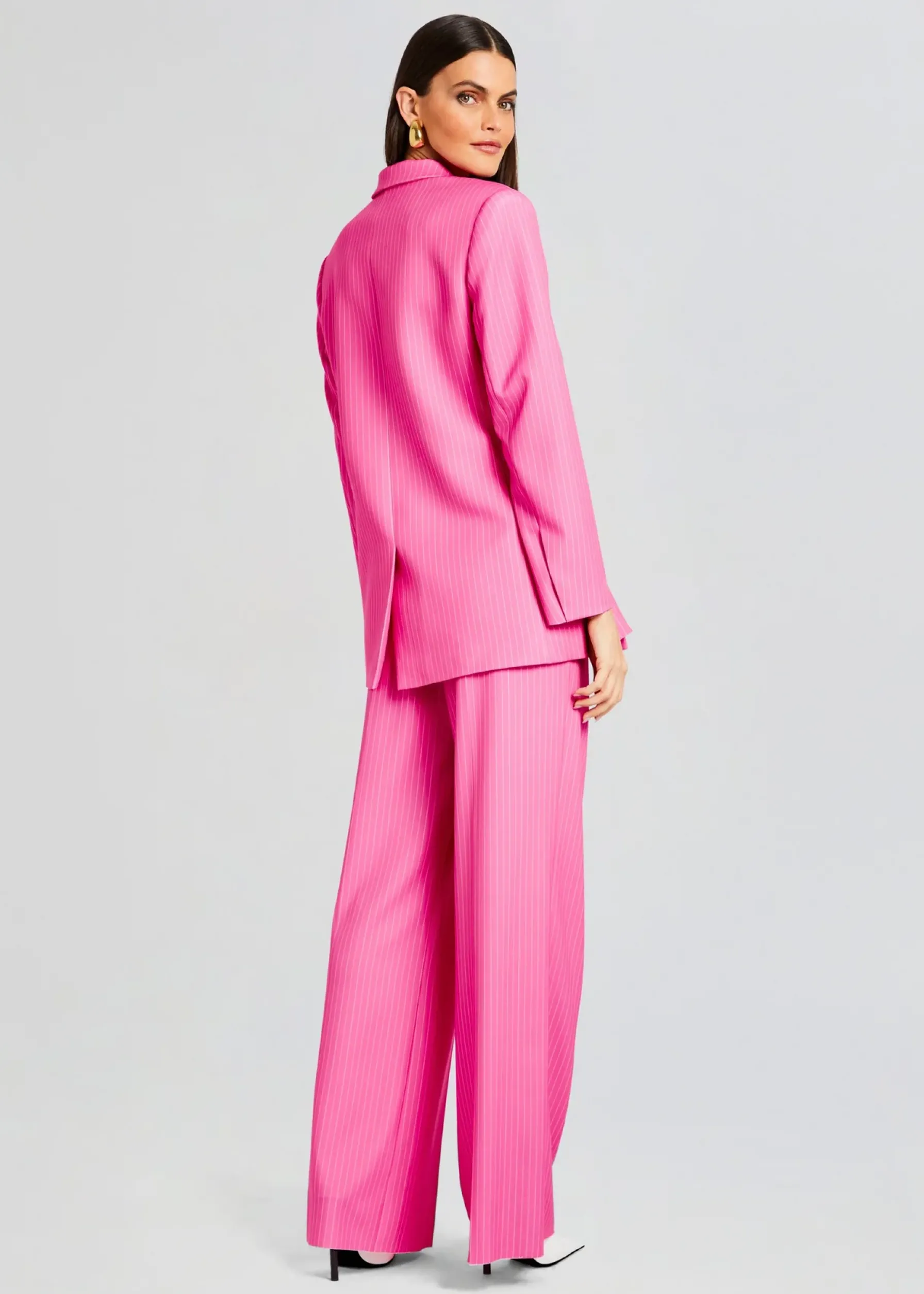 Retrofete Natasha Blazer Pink/White Stripe Shop