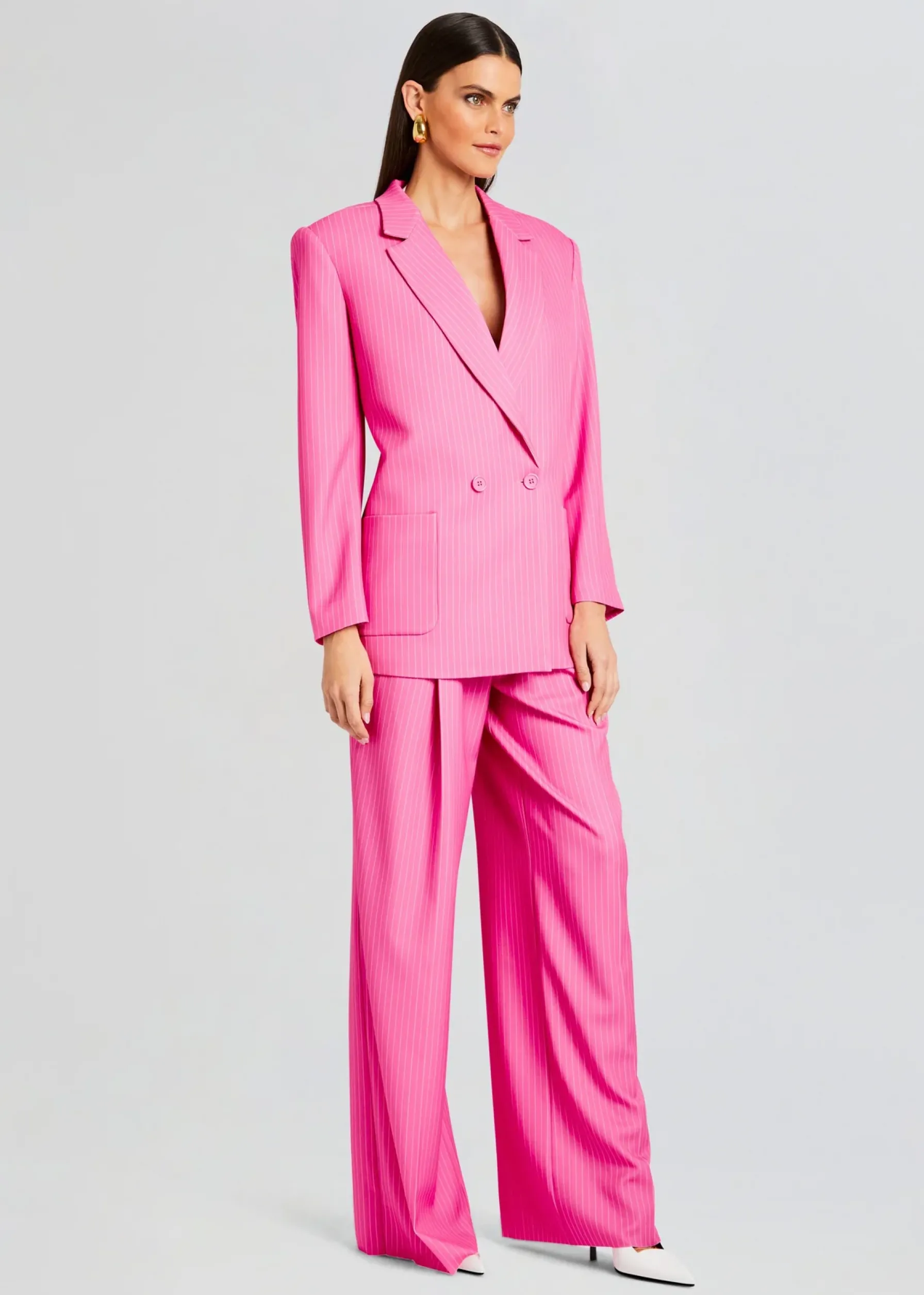 Retrofete Natasha Blazer Pink/White Stripe Cheap