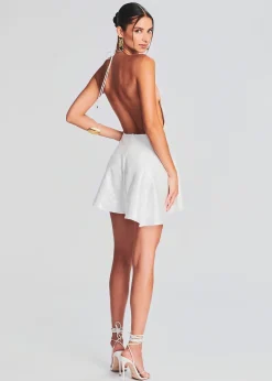 Retrofete Natasha Sequin Dress White/Sequin Best Sale