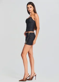 Retrofete Nyla Denim Skirt Rinse New