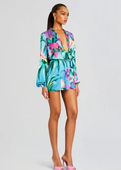 Retrofete Ocean Mini Dress Turquoise Cheap
