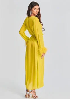 Retrofete Odell Maxi Dress Yellow Cheap